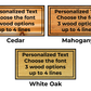 Simple Text Only Custom Wooden Sign - Rectangle 2:1 - 4 lines